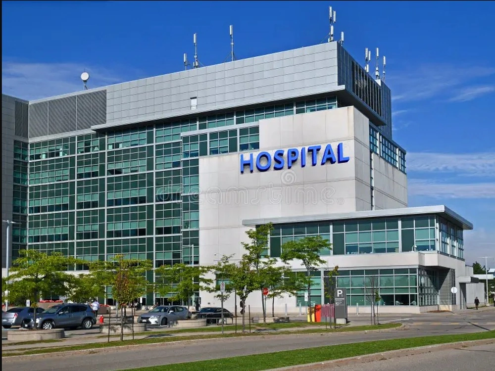 Hospital building exterior